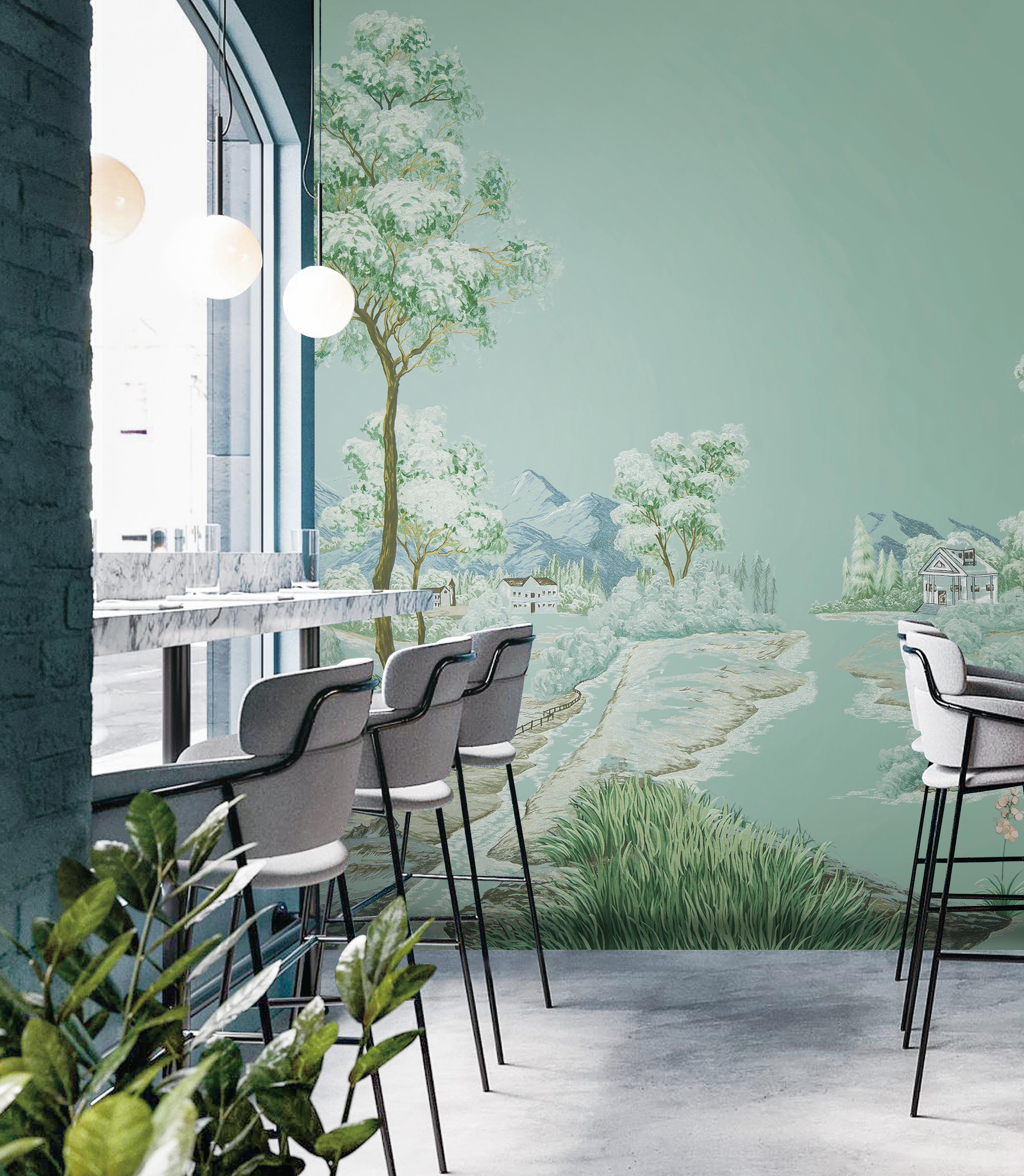 Haftowane murale EMBRO – tekstylna precyzja i zmienna gra światła