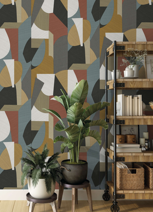 DK.28300-4 Jinx geometric wallpaper