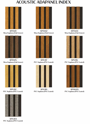 Duży panel ścienny akustyczny klasa B