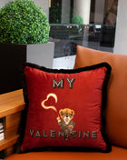 Poduszka dekoracyjna, czerwona, my valentine