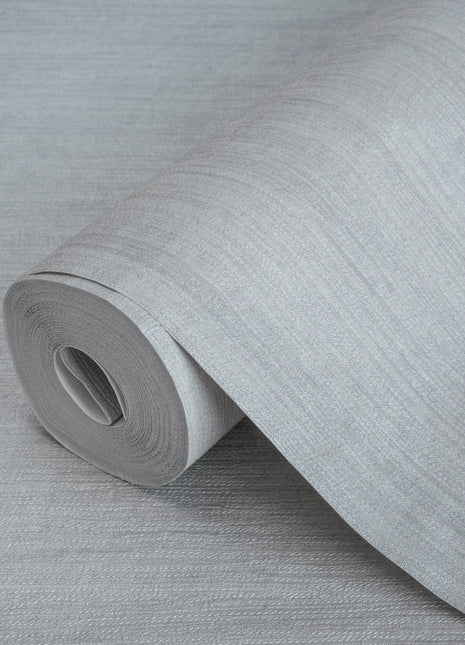 Jasnoszara, subtelna tapeta strukturalna Alfa 3700-3 | 16,5 m2 w rolce |