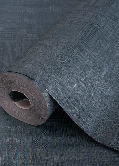 Ciemnozielona tapeta o delikatnej strukturze Alfa 3703-4