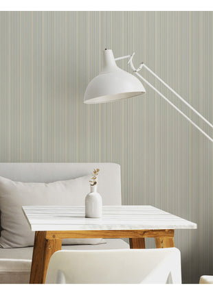 Szara tapeta, struktura tkaniny, bez odpadów | 16,5 m2 w rolce | Alfa 3705-3