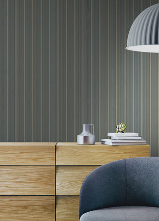 Ciemnoszara tapeta tkaninowa Alfa 3705-5