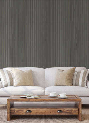 Ciemnoszara tapeta tkaninowa Alfa 3705-5