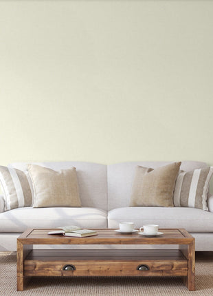 Kremowa tapeta, struktura tkaniny, bez odpadów | 16,5 m2 w rolce | Alfa 3707-1