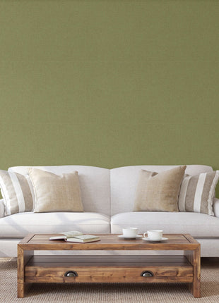 Zielona tapeta tkaninowa Alfa 3707-6