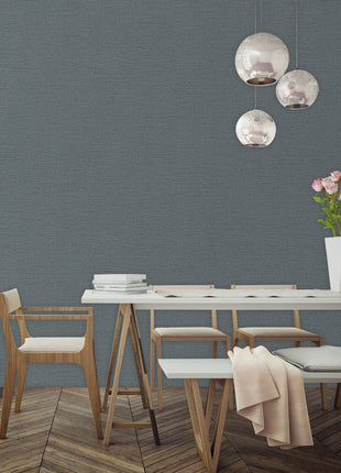 Ciemnoszara tapeta tkaninowa Alfa 3707-7