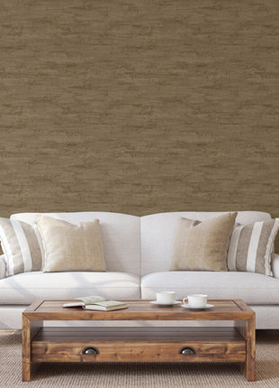 Brązowa tapeta z efektem przetarcia Alfa 3708-3
