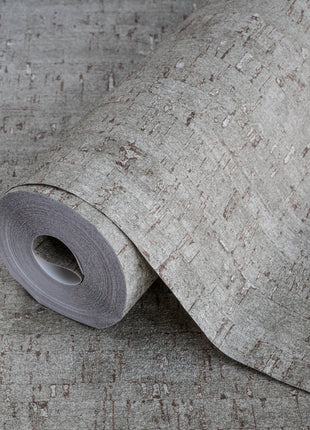 Brązowa tapeta o ciekawej strukturze Alfa 3709-4