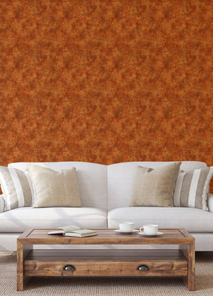 Gładka, pomarańczowa tapeta Alfa 3710-5