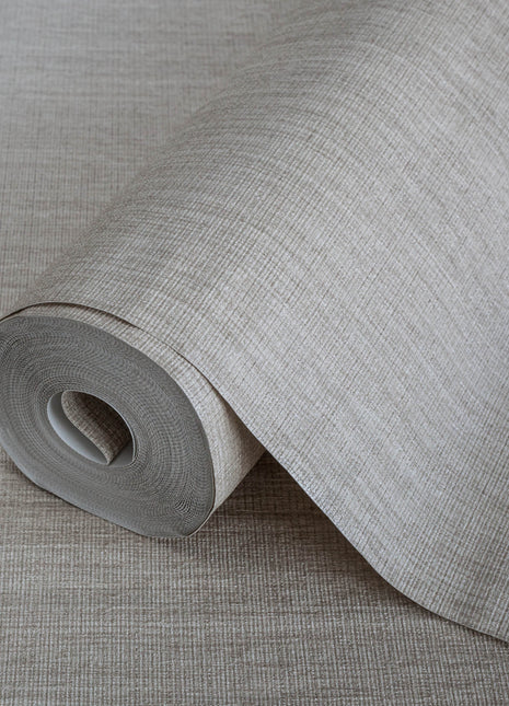 Jasnobeżowa tapeta tkaninowa Alfa 3711-2