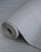 Szara tapeta, struktura tkaniny, bez odpadów | 16,5 m2 w rolce | Alfa 3711-4