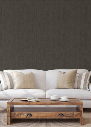 Czarna tapeta tkaninowa Alfa 3711-6