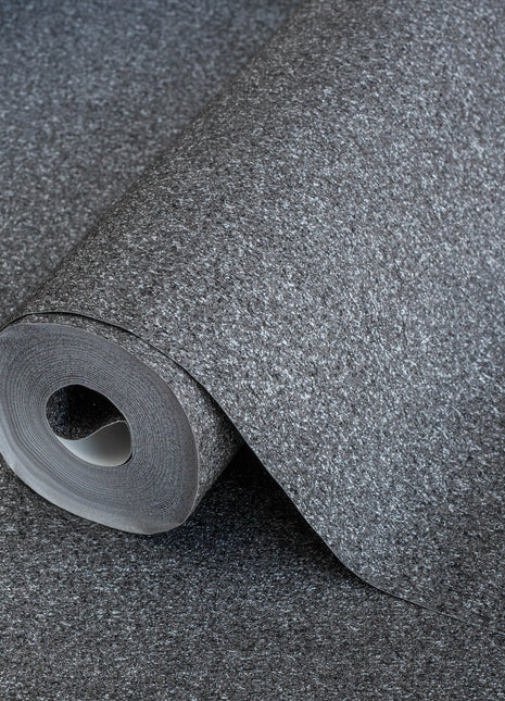 Ciemnoszara tapeta strukturalna Alfa 3713-6