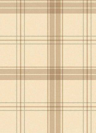 Beżowa tapeta w kratę  Alfa 3714-2