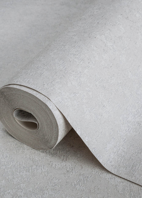 Jasnoszara tapeta o delikatnej strukturze Alfa 3715-2