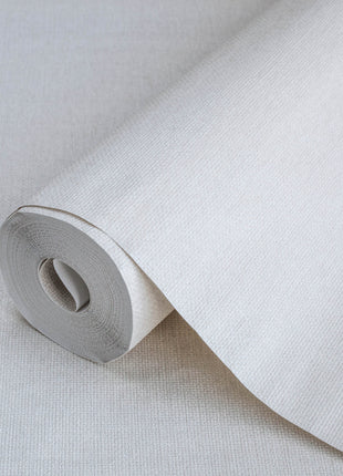 Jasnobeżowa tapeta tkaninowa Alfa 3716-2