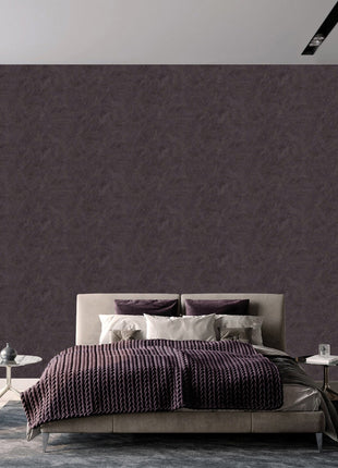 CIemnobrązowa tapeta struktura kamienia Alfa 3717-8