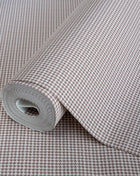 Alfa 3718-2 White and Brown Houndstooth Wallpaper