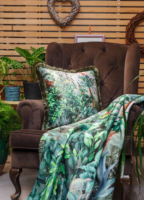 Poduszka dekoracyjna motyw dźungli