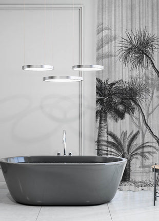 Zasłona dekoracyjna z nadrukiem PALMY