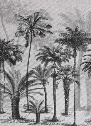 Zasłona dekoracyjna z nadrukiem PALMY