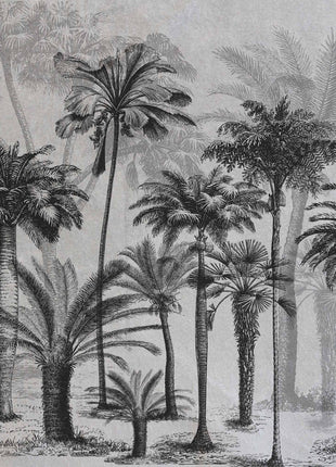 Zasłona dekoracyjna z nadrukiem PALMY