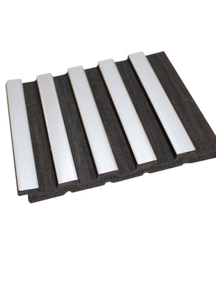 PS grooved wall panel - silver - APS201