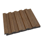 Brown PS grooved wall panel, wood imitation - APS210
