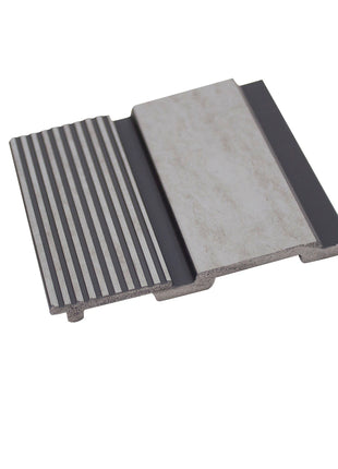 PS grooved wall panel in gray colors - APS404