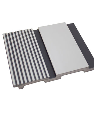 PS grooved wall panel in gray colors - APS405