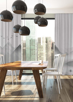 Zasłona dekoracyjna z nadrukiem