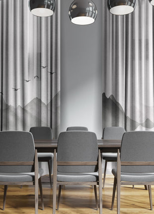 Zasłona dekoracyjna z nadrukiem