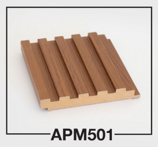 MDF panels with thin rib pattern | 280 cm x 12 cm | 7 colors | MDF slats