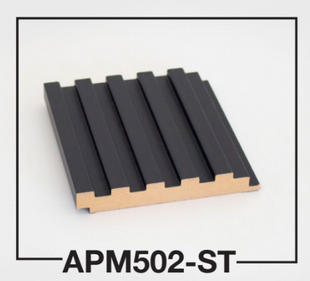 MDF panels with thin rib pattern | 280 cm x 12 cm | 7 colors | MDF slats