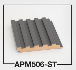 MDF panels with thin rib pattern | 280 cm x 12 cm | 7 colors | MDF slats