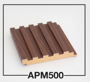 MDF panels with thin rib pattern | 280 cm x 12 cm | 7 colors | MDF slats