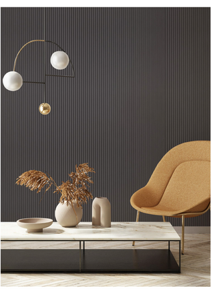 MDF panels with thin rib pattern | 280 cm x 12 cm | 7 colors | MDF slats