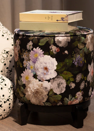 Pufa siedzisko kwiaty